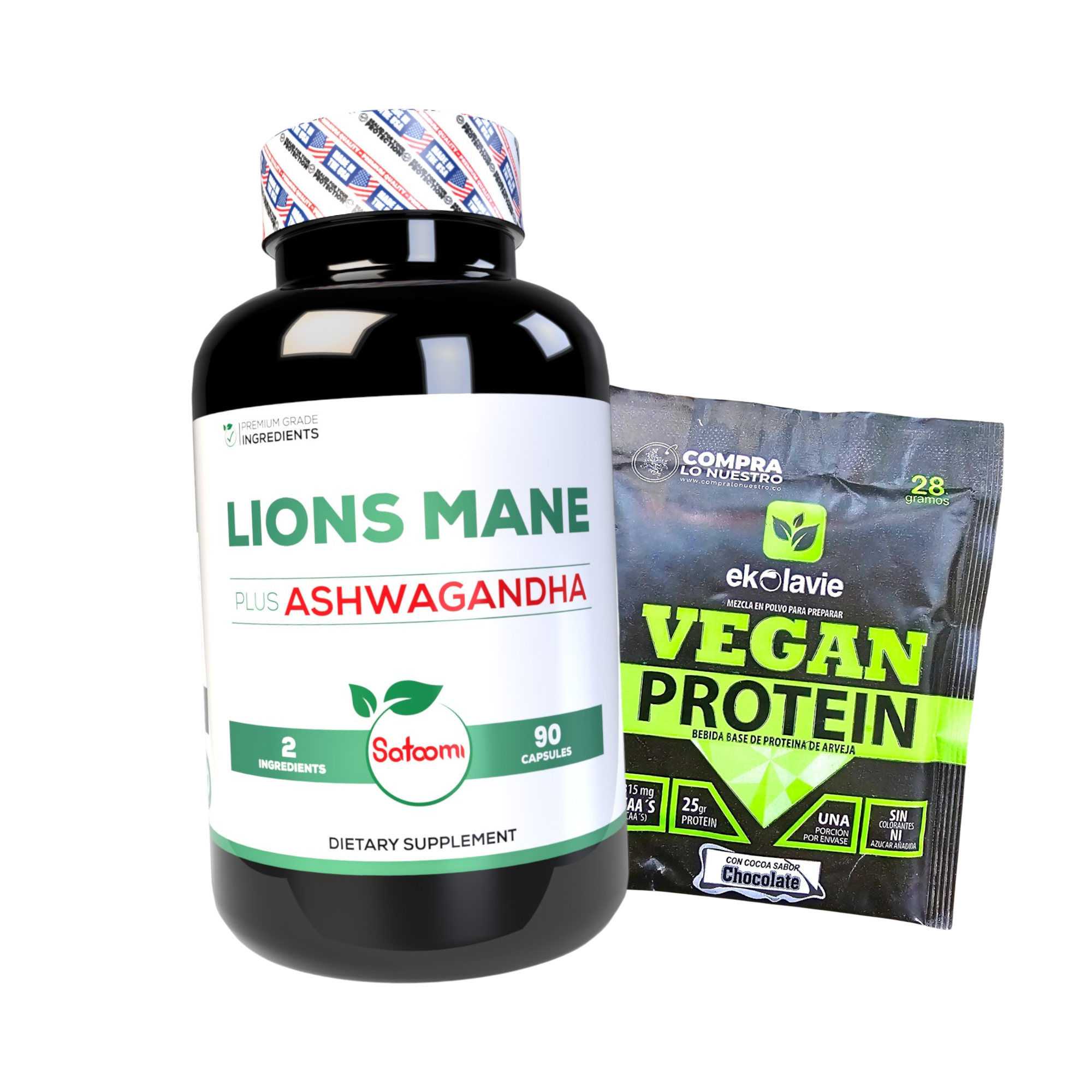 Miniatura 1 de Ashwagandha con Proteina Vegan